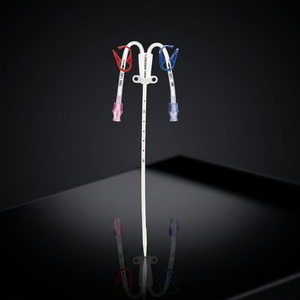 CE MDR Certified Transparent Silicone Single/Double/Triple Lumen Hemodialysis Catheter Medical Grade TPU Permanent Class II