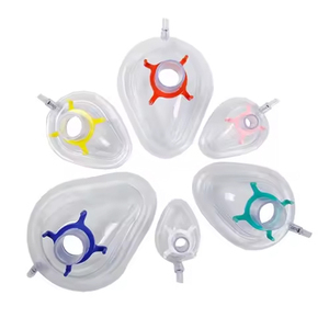 Anesthesia Face Oxygen Mask Veterinary Dog Cat Adult Clear PVC PP