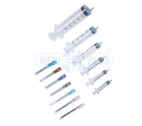 Single-use disposable syringe with hypodermic needle