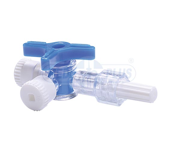Three Way Stopcock for multi-line fluid management