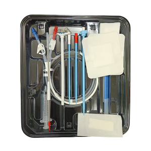 Super Quality Permanent HD Catheter Set Silicone Cuffed Tunneled Dialysis Catheter 15F Long Term Hemodialysis Catheter Kit