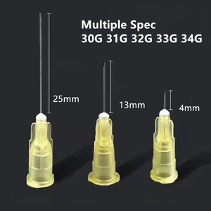 Sterile Single Needle Hypodermic Nano Needle for Mesotherapy 30G-34G