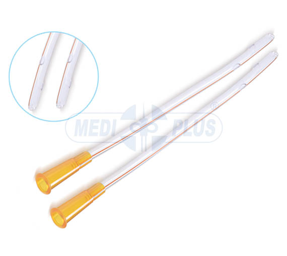 Short Length Female PVC Catheter with Smooth Eyelets