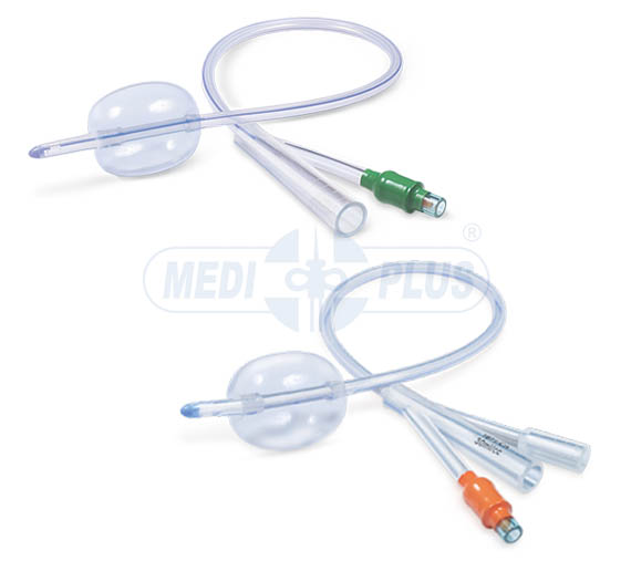 Silicone coated Foley balloon catheter