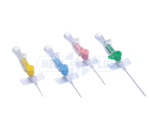Safety IV Cannula with needle stick protection mechanism