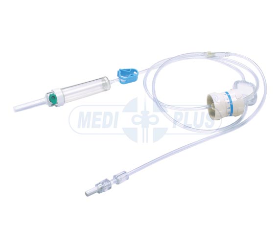 Disposable IV Infusion Set manufactured by Mediplus India