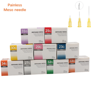 Ultrafine Micro Injection Filler Tip Painless Hypodermic Needle 23G-34G